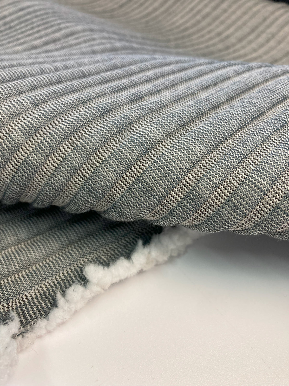 Kvadrat Febrik Husk by Marc Thorpe striped upholstery fabric - Modern Upholstery